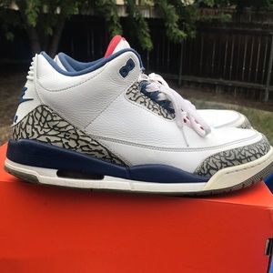 Retro 3 true blue size 11